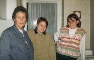Sr. Monika, Kathrin Fischer und Sr. Karin