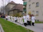 Prozession zur Kirche