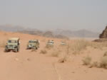 Jeepfahrt durch die Wüste des Wadi Rum