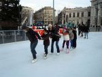 Eislaufen auf dem Rathausplatz